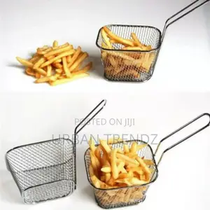 Square Frying Basket Fry Chips Net Strainer Oil Filter,