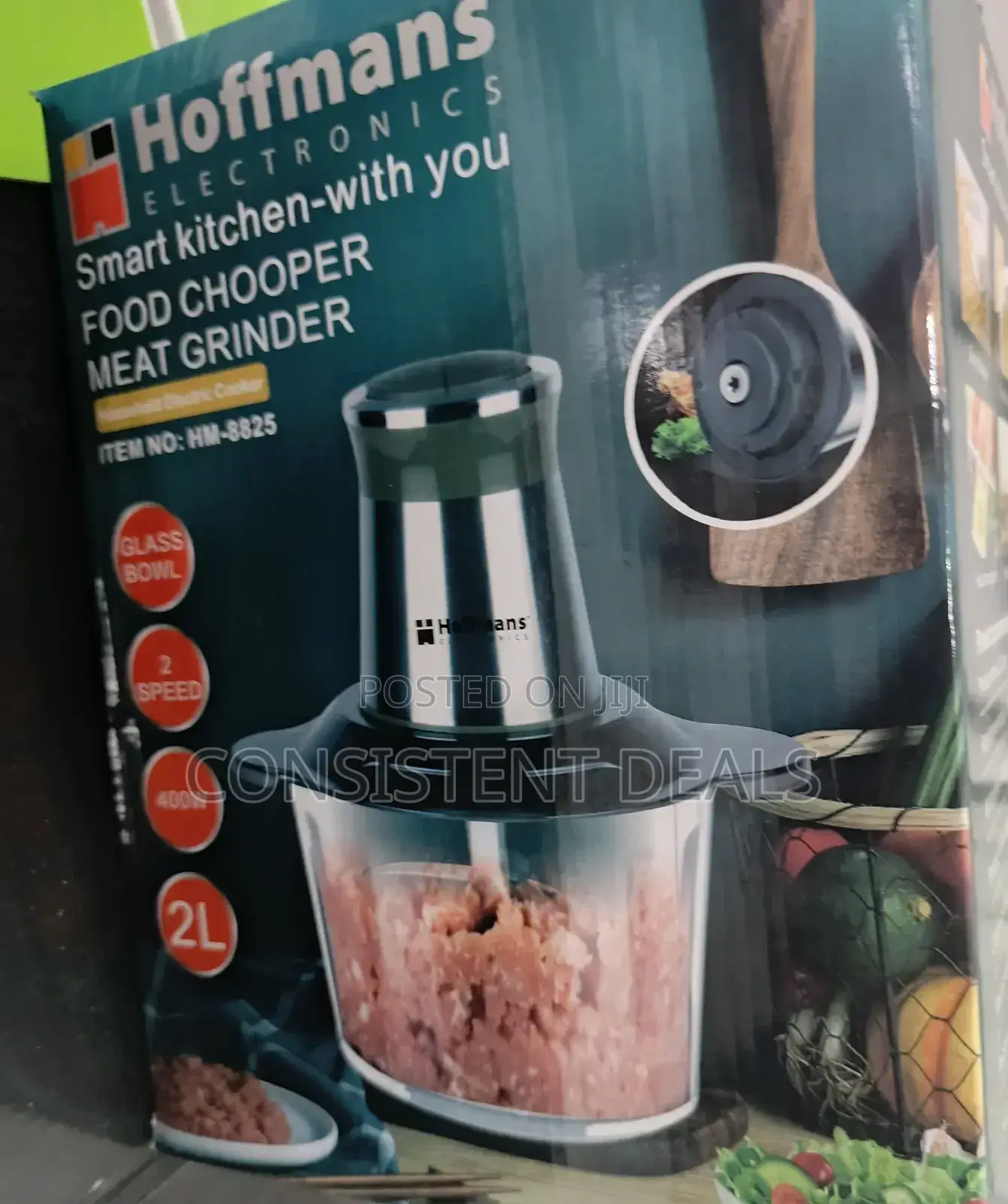 Hoffman 2L Electric Food Chopper Meat Grinder