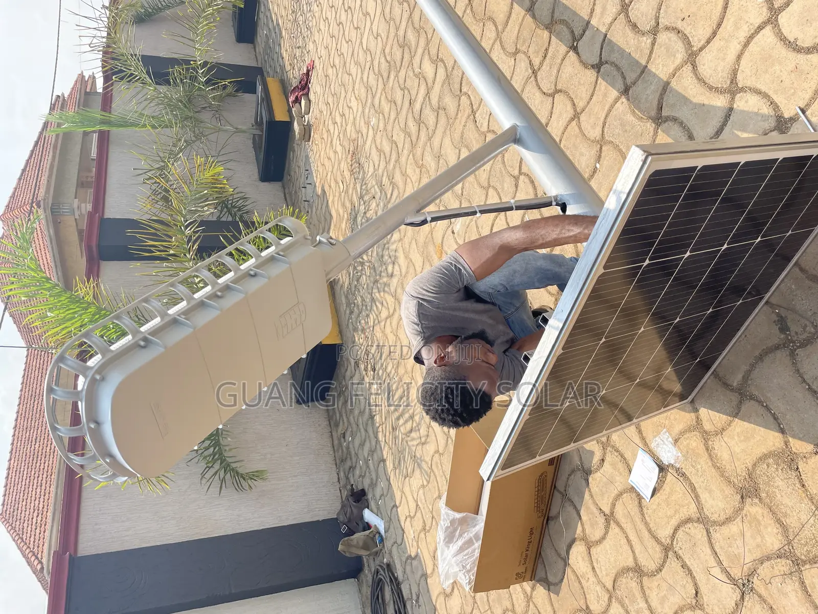 Solar Street Light Installation