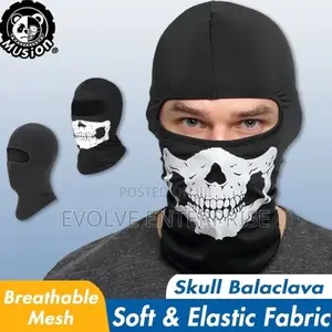 Black Ghosts Balaclava Full Face Mask