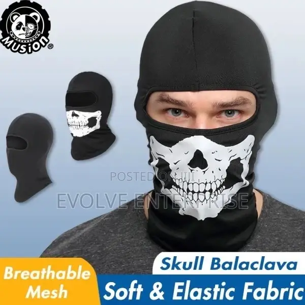 Black Ghosts Balaclava Full Face Mask