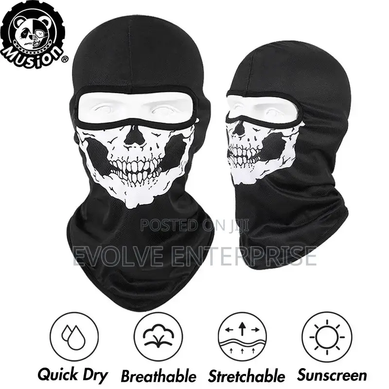 Black Ghosts Balaclava Full Face Mask