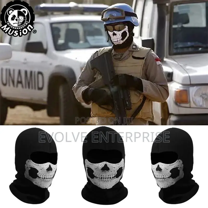 Black Ghosts Balaclava Full Face Mask