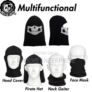 Black Ghosts Balaclava Full Face Mask