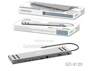 14in1 USB C Type-C Hub Docking Station Hdr, Vga, Rj45