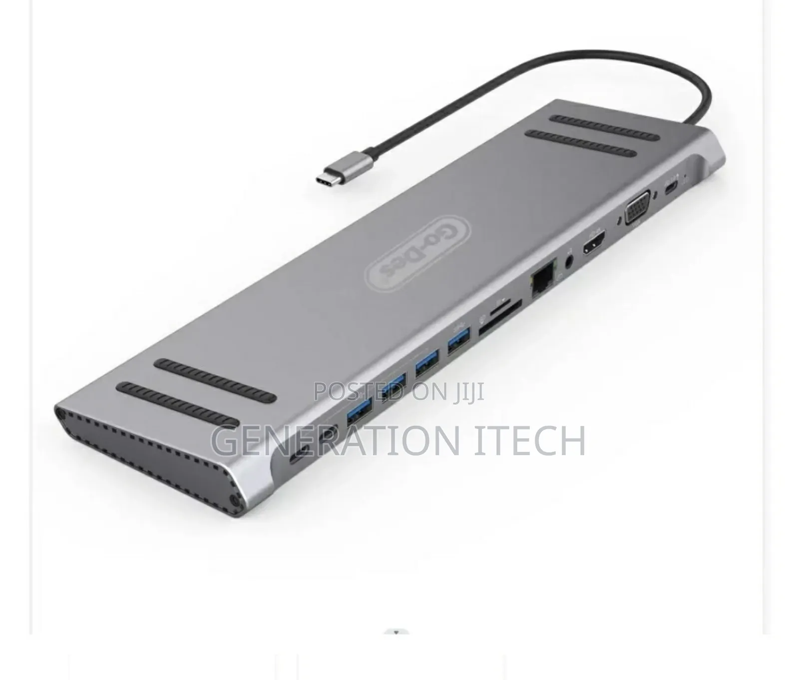 14in1 USB C Type-C Hub Docking Station Hdr, Vga, Rj45