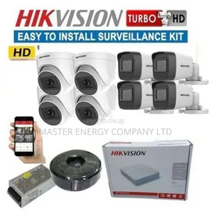 8 Channel 2mp CCTV Cameras Full Kit Colorvu Kagi