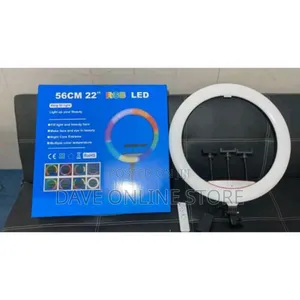 22 Inches RGB Ring Light + 3 Phone Holder + Remote