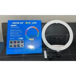 22 Inches RGB Ringlight + Tripod Stand. Quality Ring Light