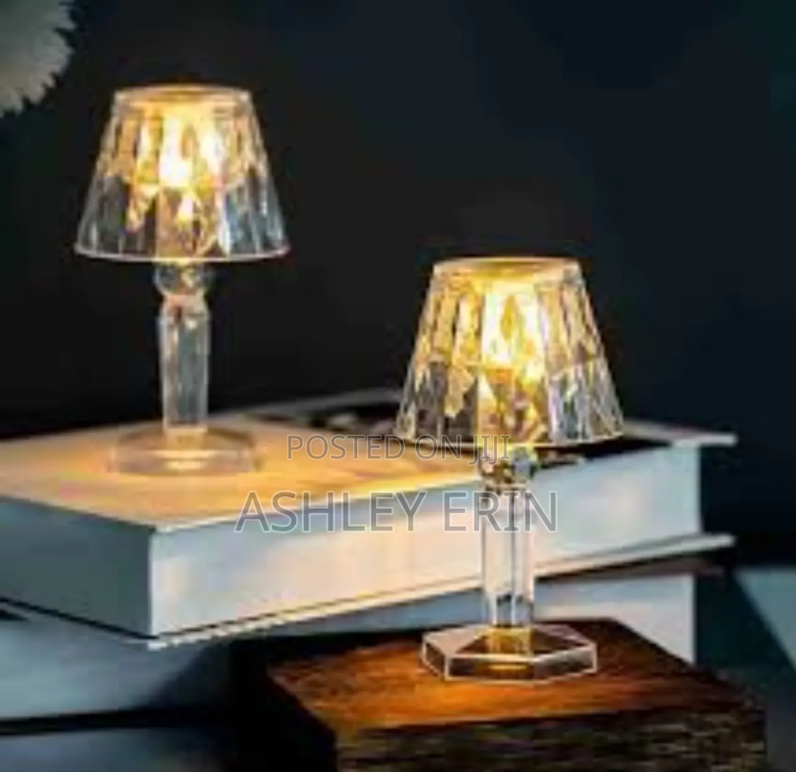 New Crystal LED Beside Table Lamp