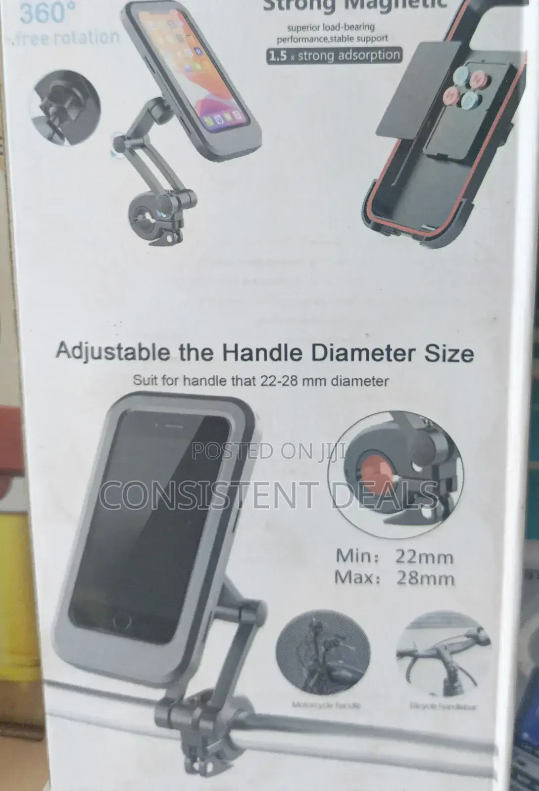 Handle Bar Waterproof Bike Phone Holder