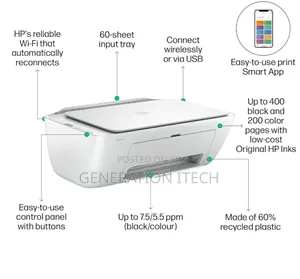 HP Deskjet Ink Advantage 2875 Wireless Print, Copy, Scan