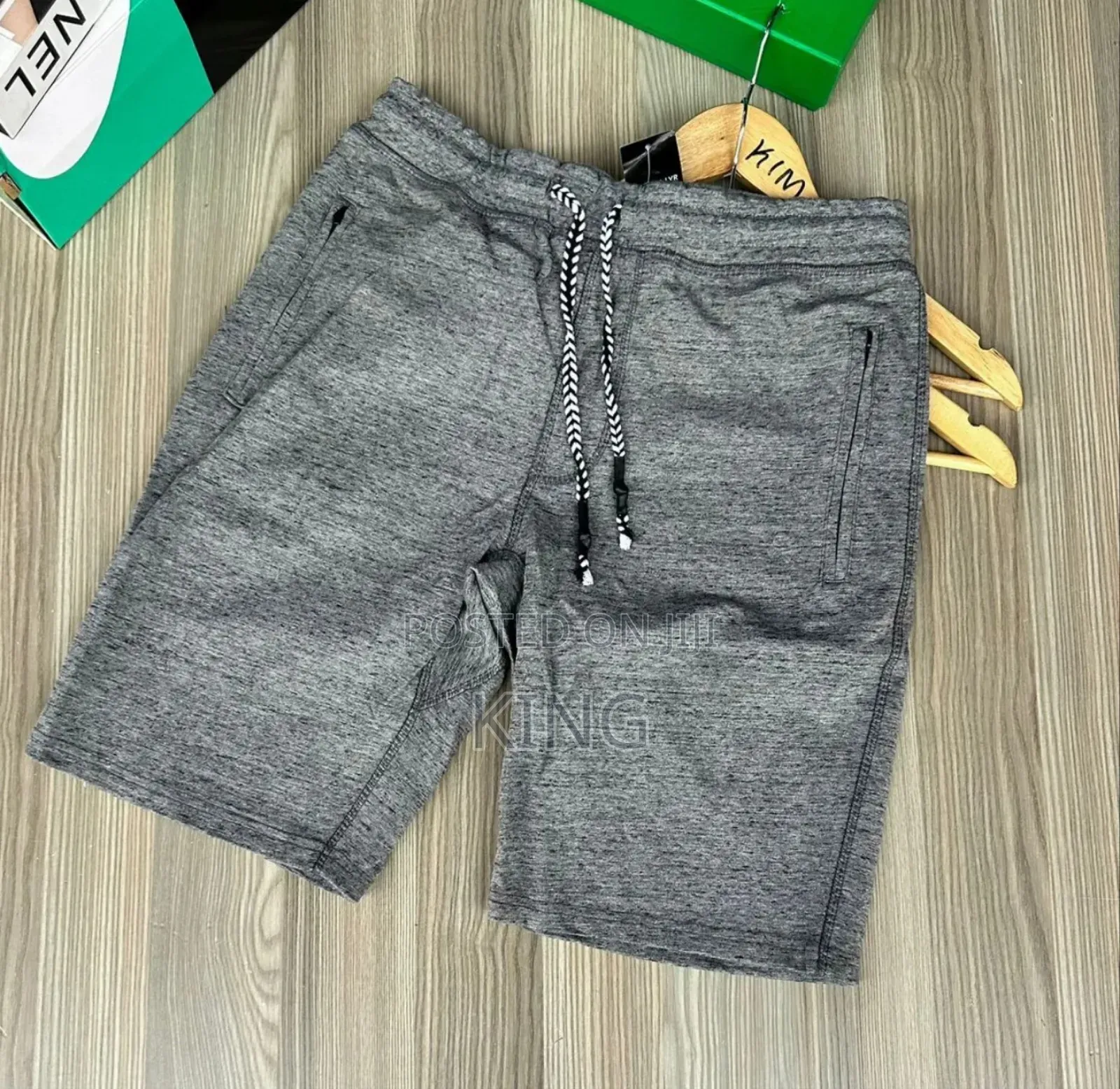Casual Shorts. Classic Grey