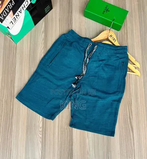 Casual Shorts Turquoise Green