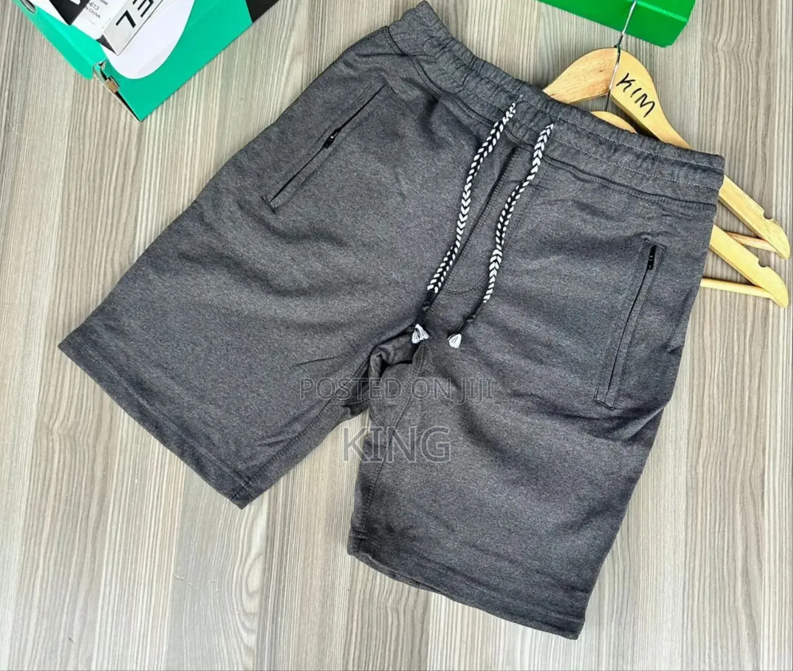 Casual Shorts. Cust Grey