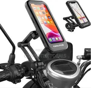 Free Rotating Bike Handle Rain Proof Phone Holder