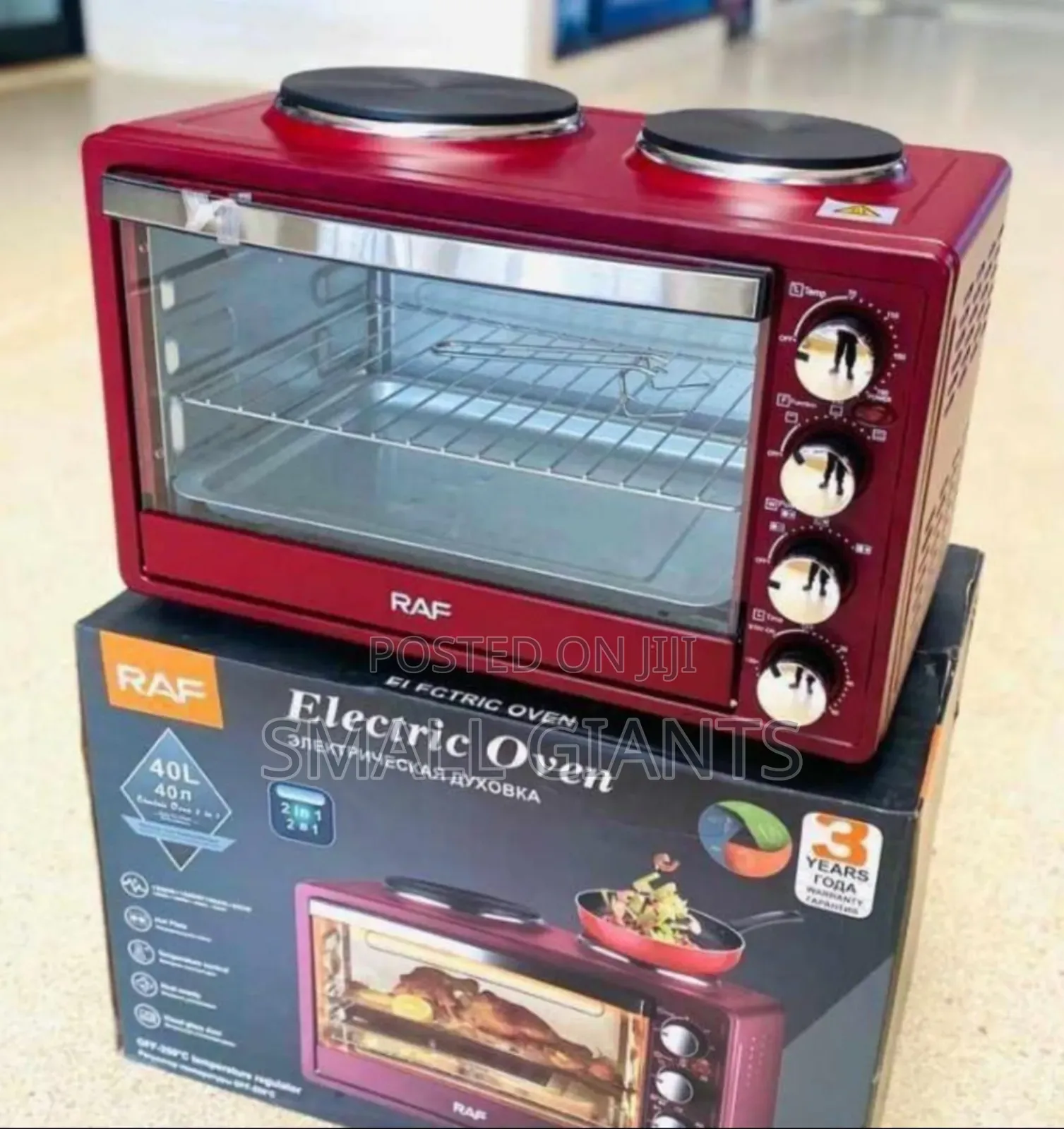 RAF Electric Oven, 40litres