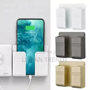 Wall-mounted Mobile Phone Charging Holder Storage Organizer
