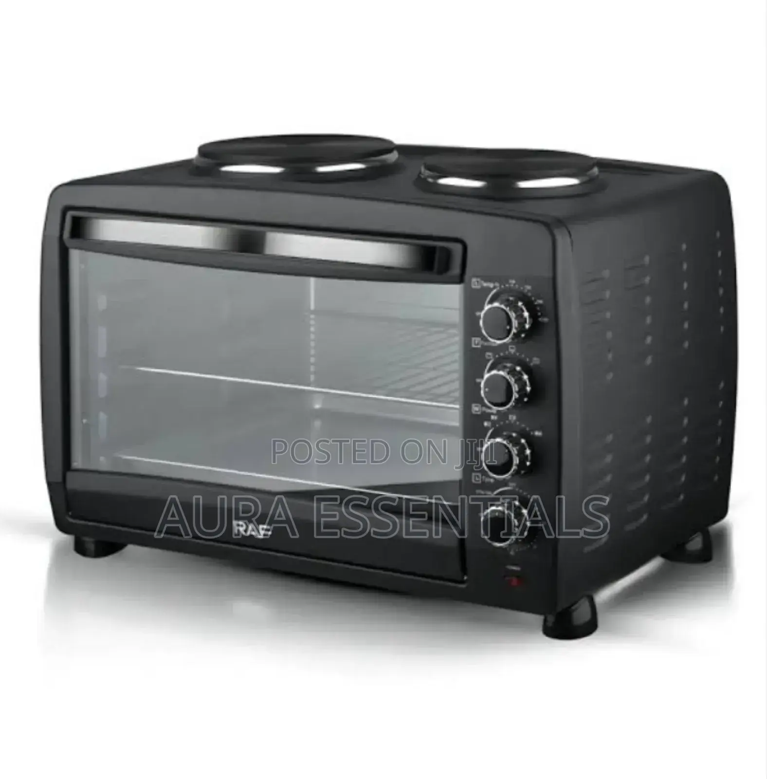 RAF 55L Electric Oven With 2 Hot Plates