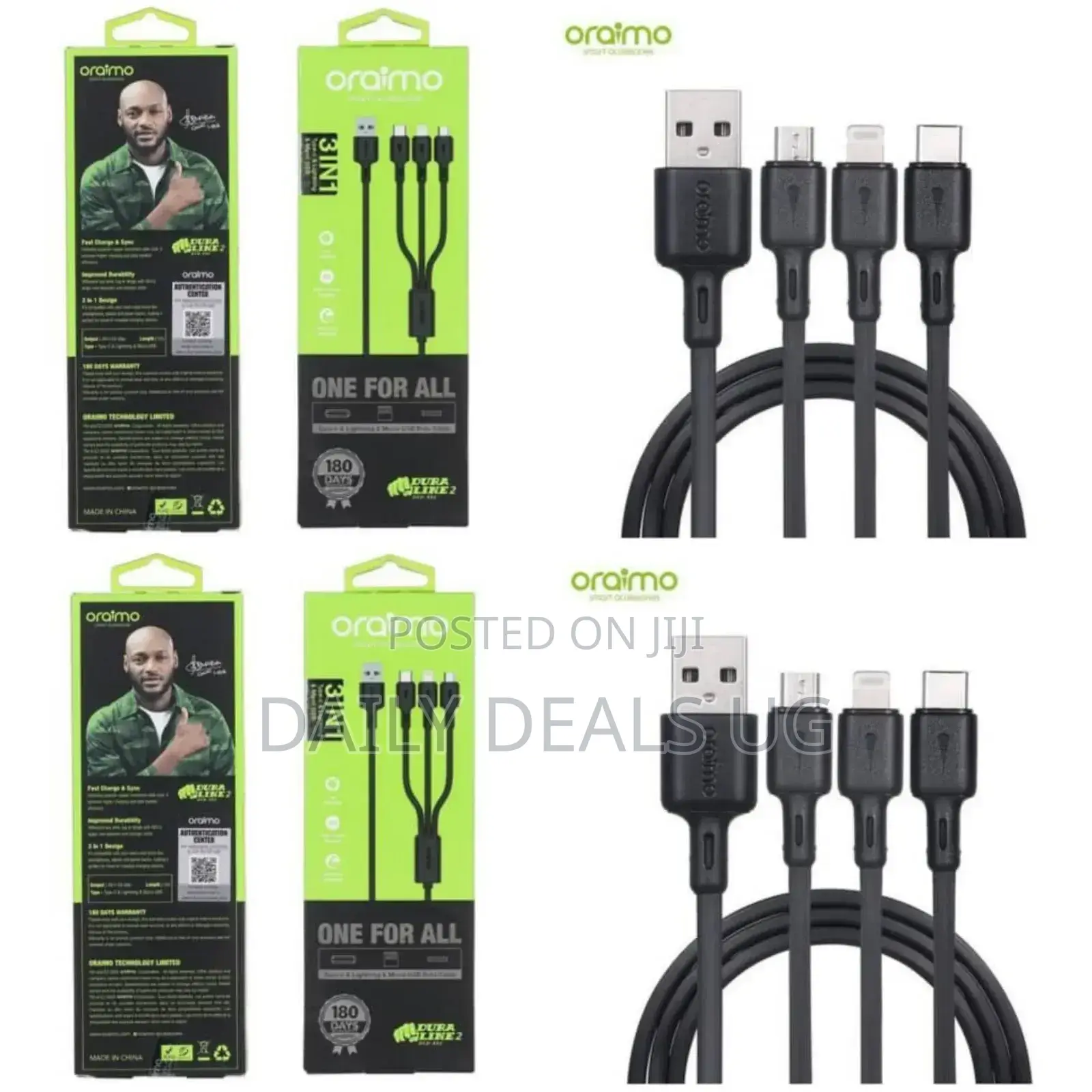 3 in 1 Oriamo Cable