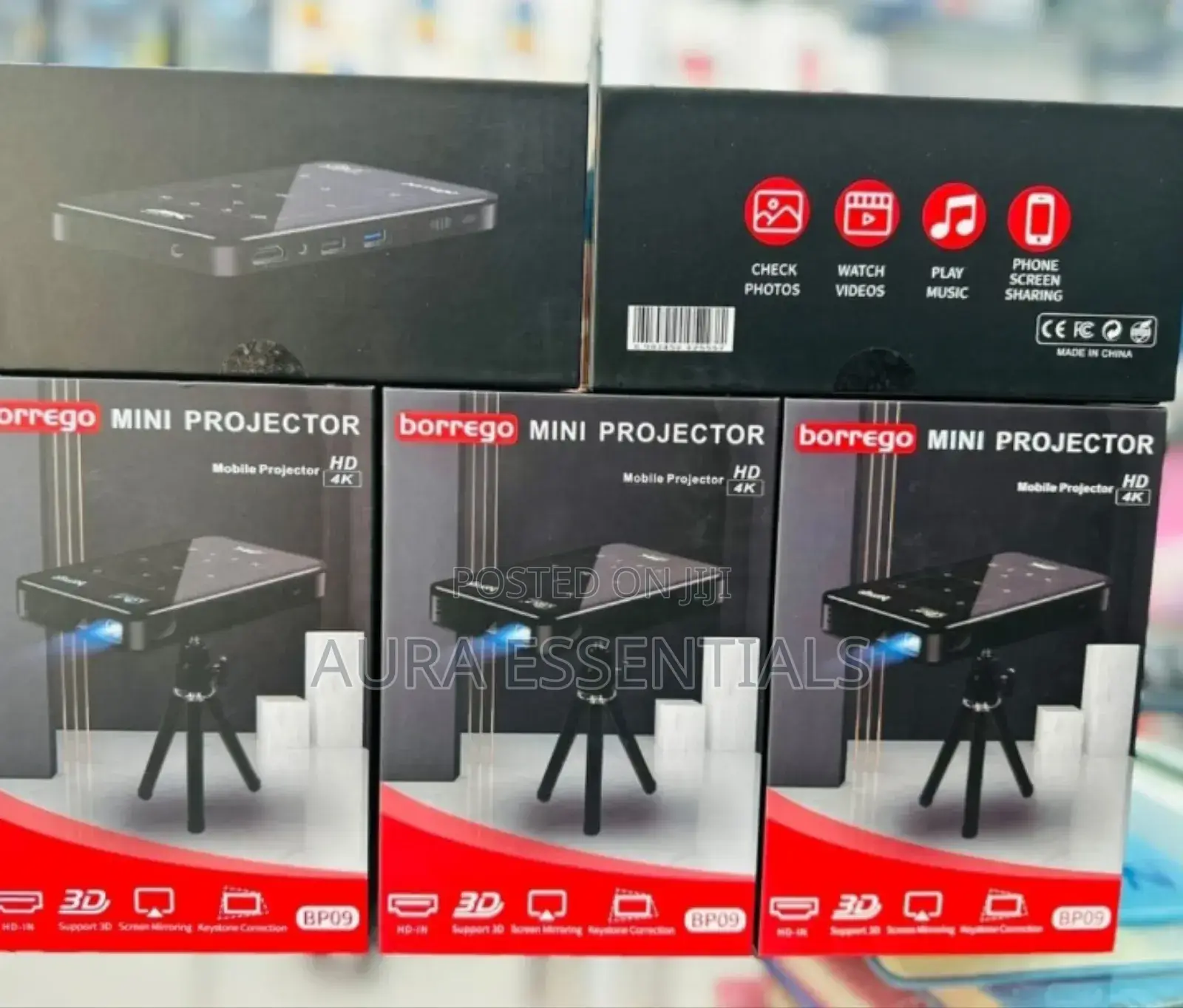 Borrego P09 Portable Ultra Mini Smart Projector
