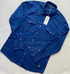 Jean Casual Shirt. Bluey