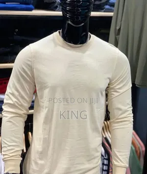 Cream Long Sleeve T-Shirt