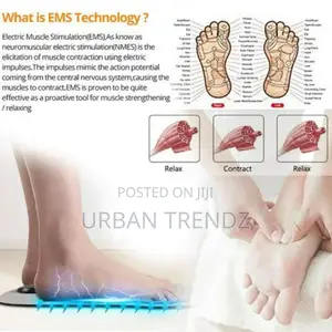 EMS Foot Massager Battery Powered Electric Foot Stimulator