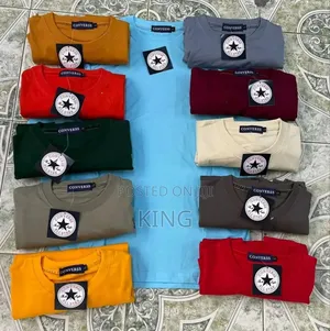 Long Sleeved T-Shirt. All Soli Colours
