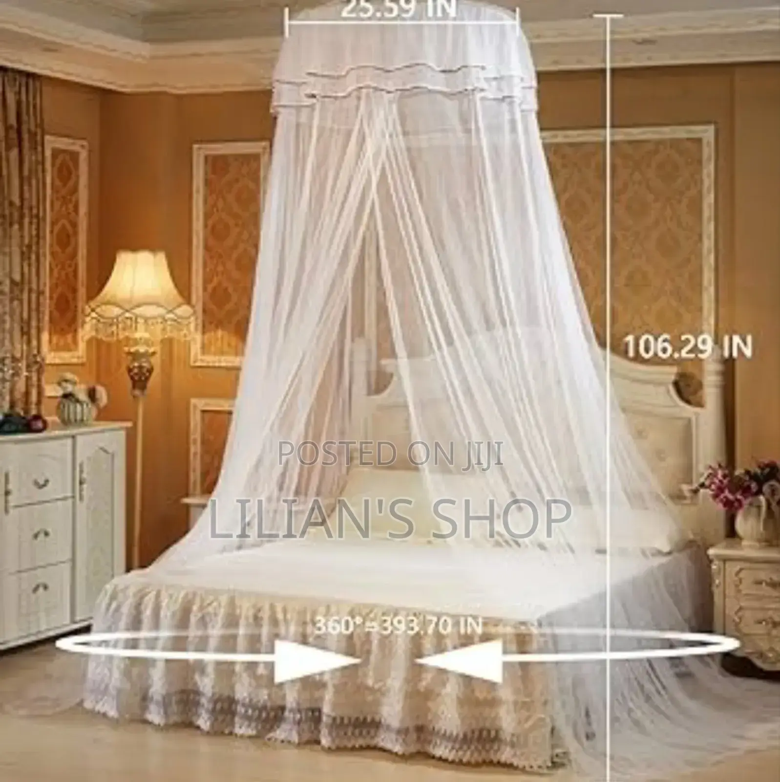 6by 6 Round Mosquito Net