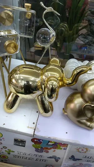 Animal Statue Monkey Elephant Figurine Desktop Decor