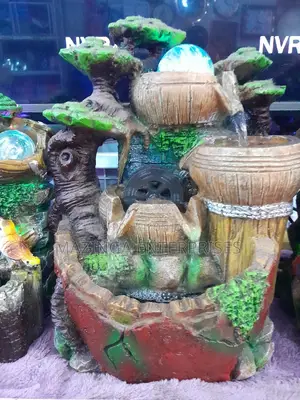 Decorative Table Top Waterfall Fountain With Water Lights
