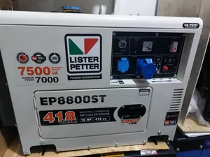 Lister Petter 7.5kva / 7000 Watts Silent Diesel Generator