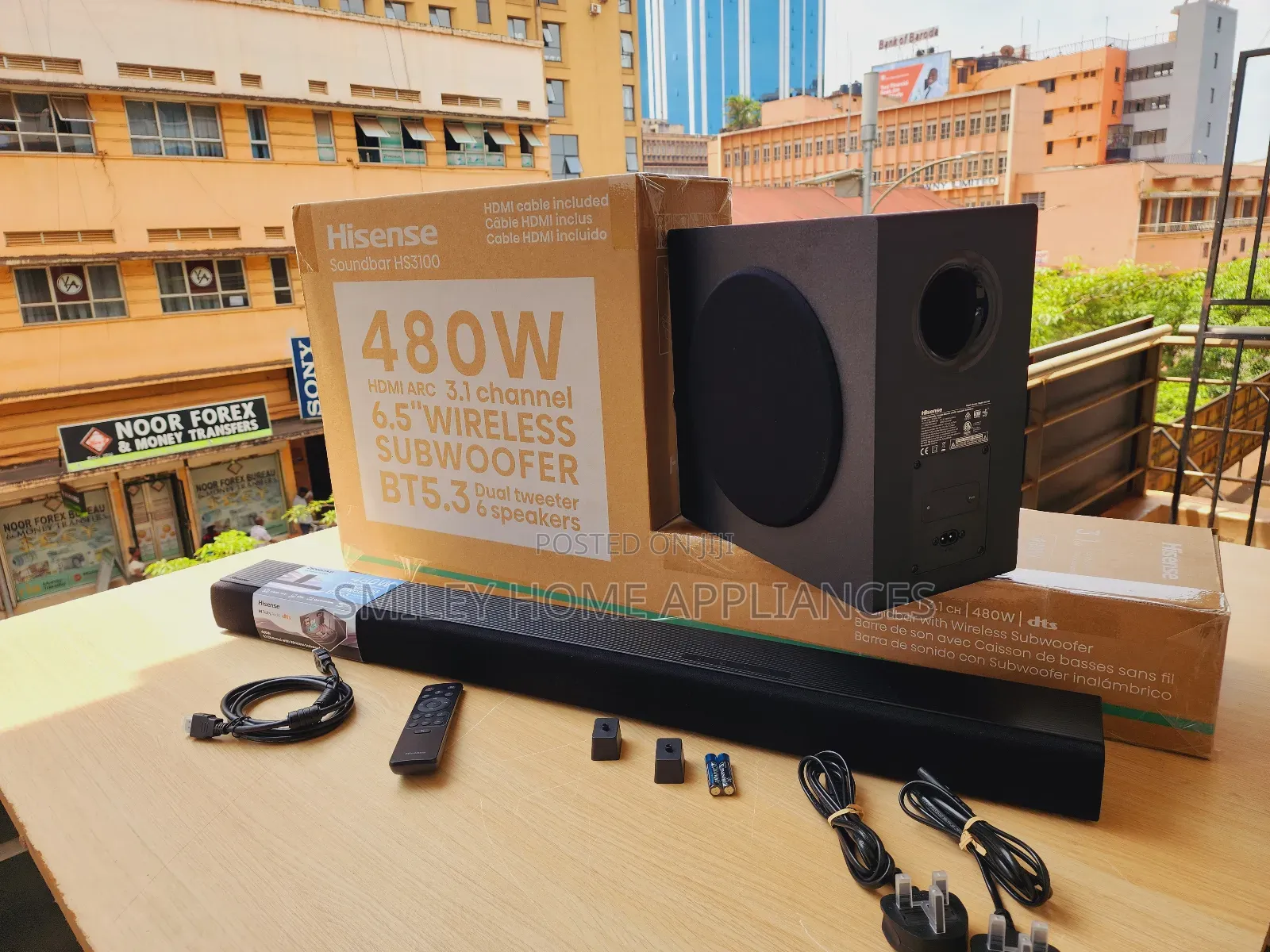 3.1channel 480watts Hisense Wireless Soundbar