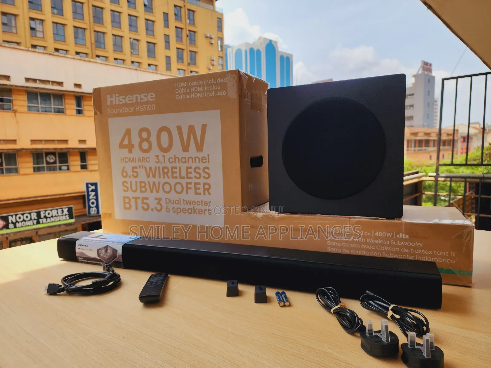 3.1channel 480watts Hisense Wireless Soundbar