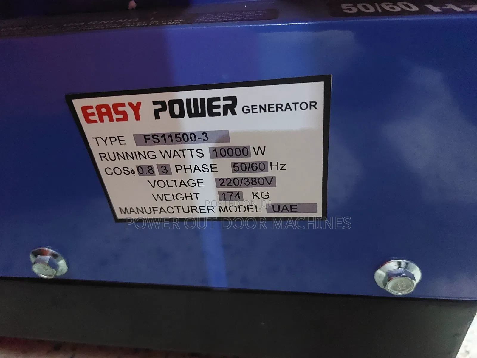 10 Kva 3 Phase Easy Power Silent DIESEL Generator