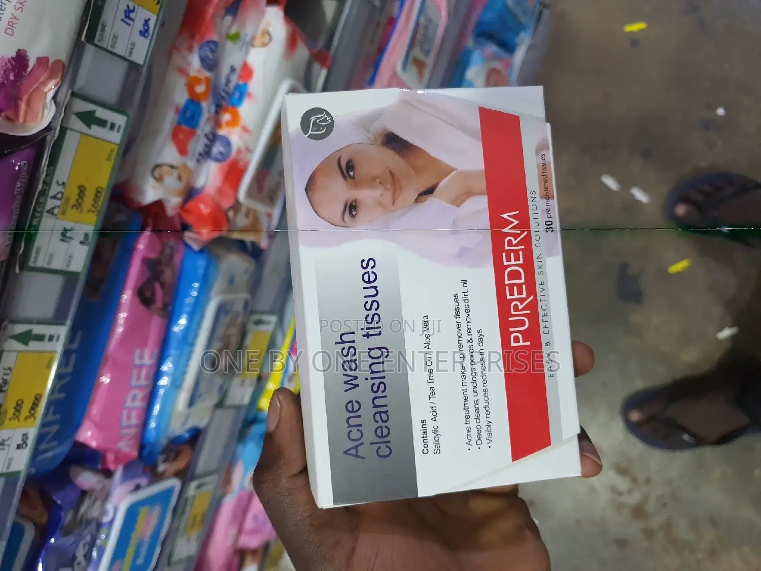Acne Wash Cleansing Tissues