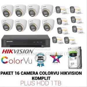 16 Channel 2mp CCTV Cameras Full Kit Colorvu Favr