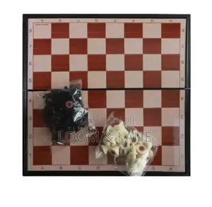Magnetic Wood Foldable Brain Chess Game Set