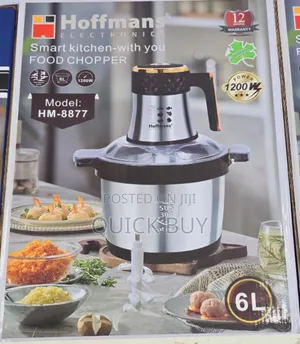 High Quality Ultimate Smart Kitchen Hoffman Food Chopper 6L