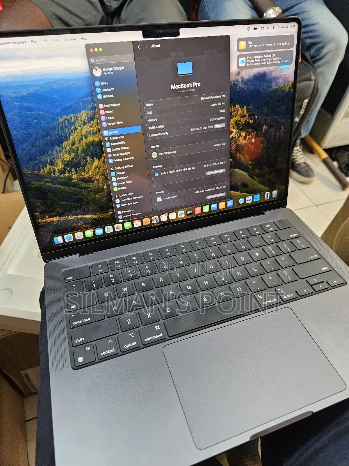 Laptop Apple MacBook Pro 18GB Apple M3 Pro SSD 512GB