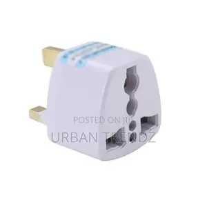 1 Piece of Uk Plug Adapter 3 Pin Universal, Travel
