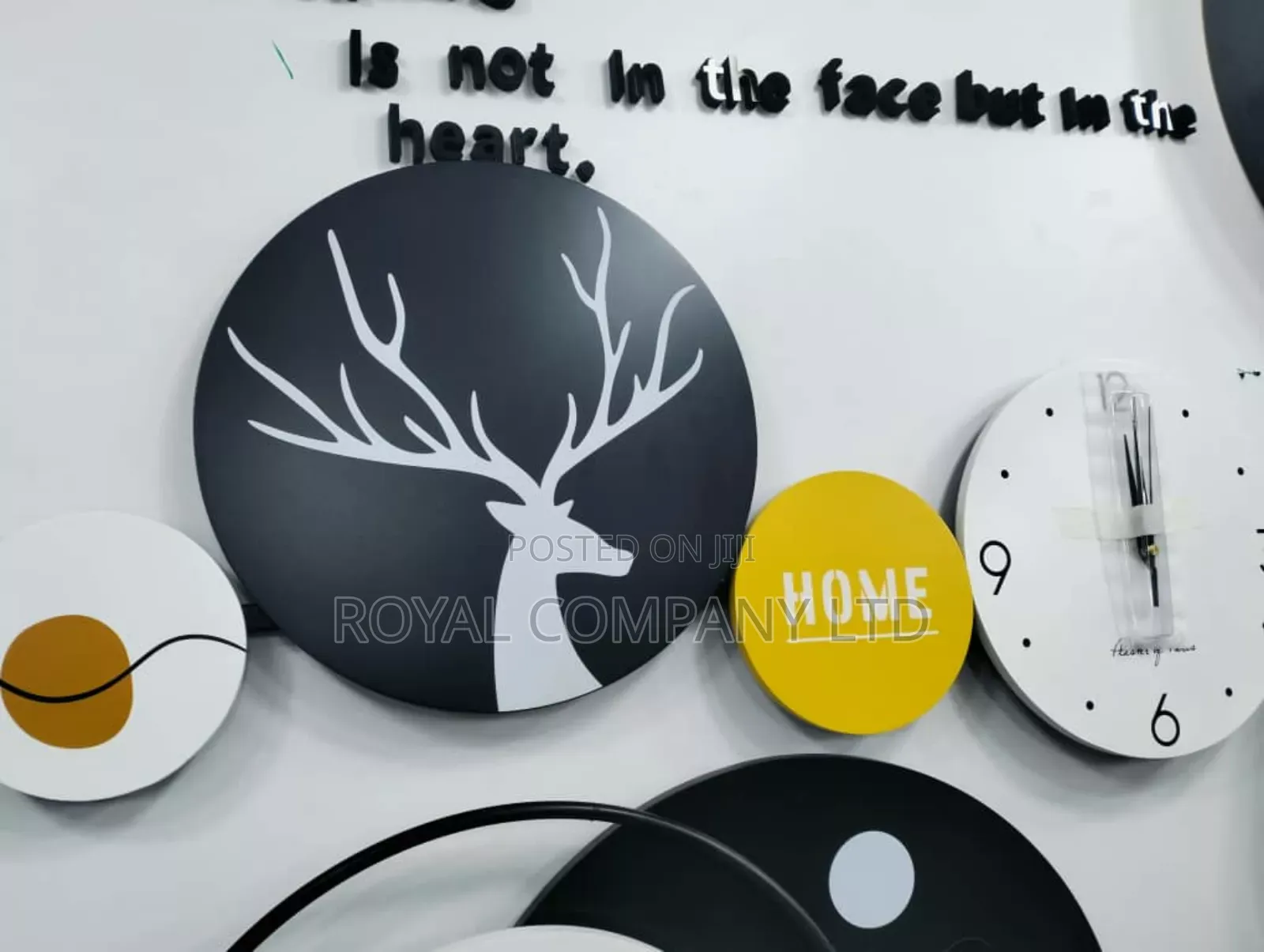 Unique Wall Clock /Luxury Clock/Reception /Offj