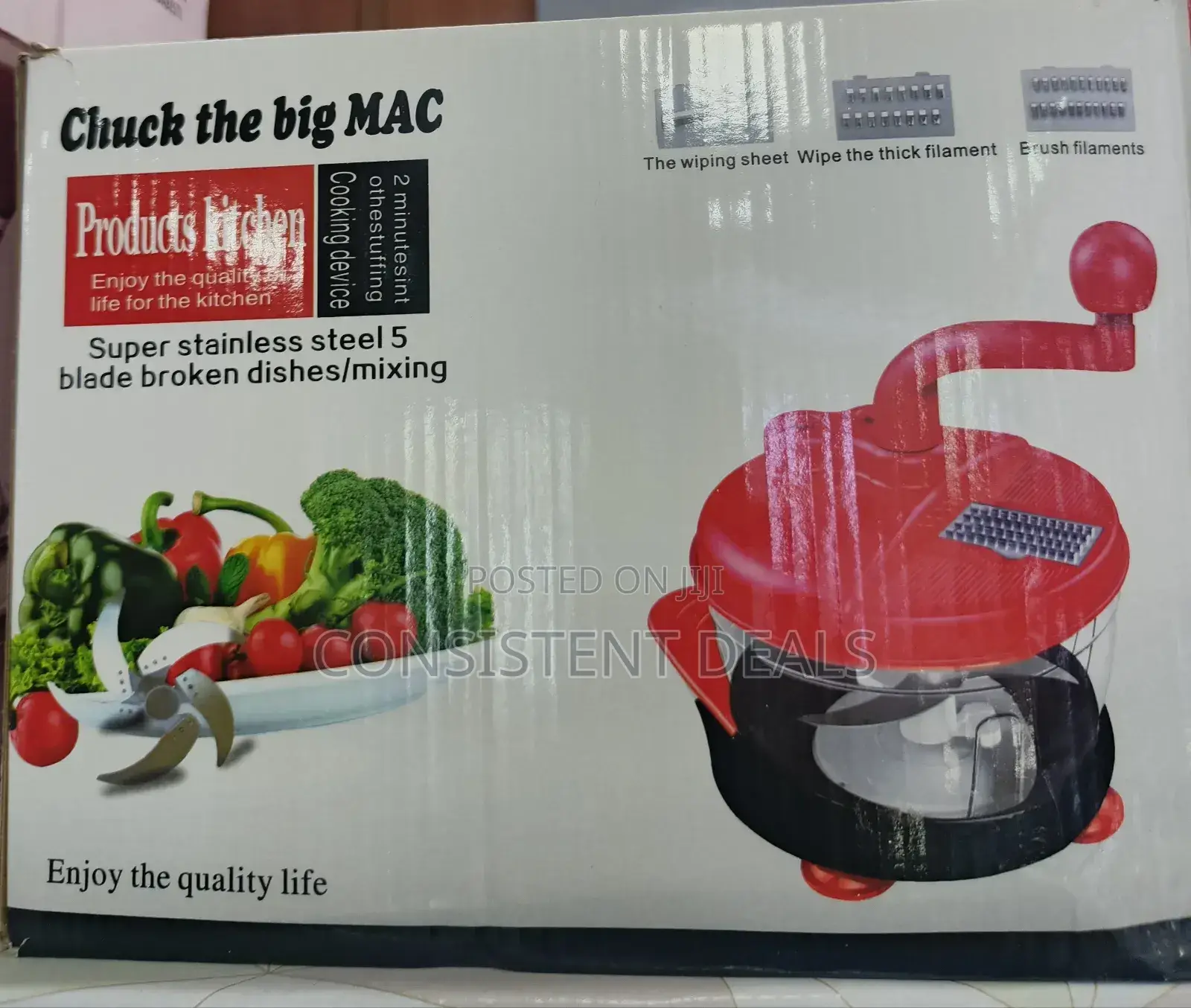 Multifunctional Manual Food Processor