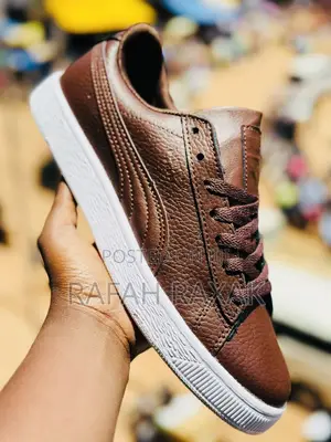 Original Brown Puma Suede Casual Leather Sneakers