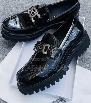 Original Designer Salvatore Ferragamo Big Sole Shinny Loafer