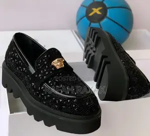 Original Designer Luxury Big Sole Versace Stoned Loafers
