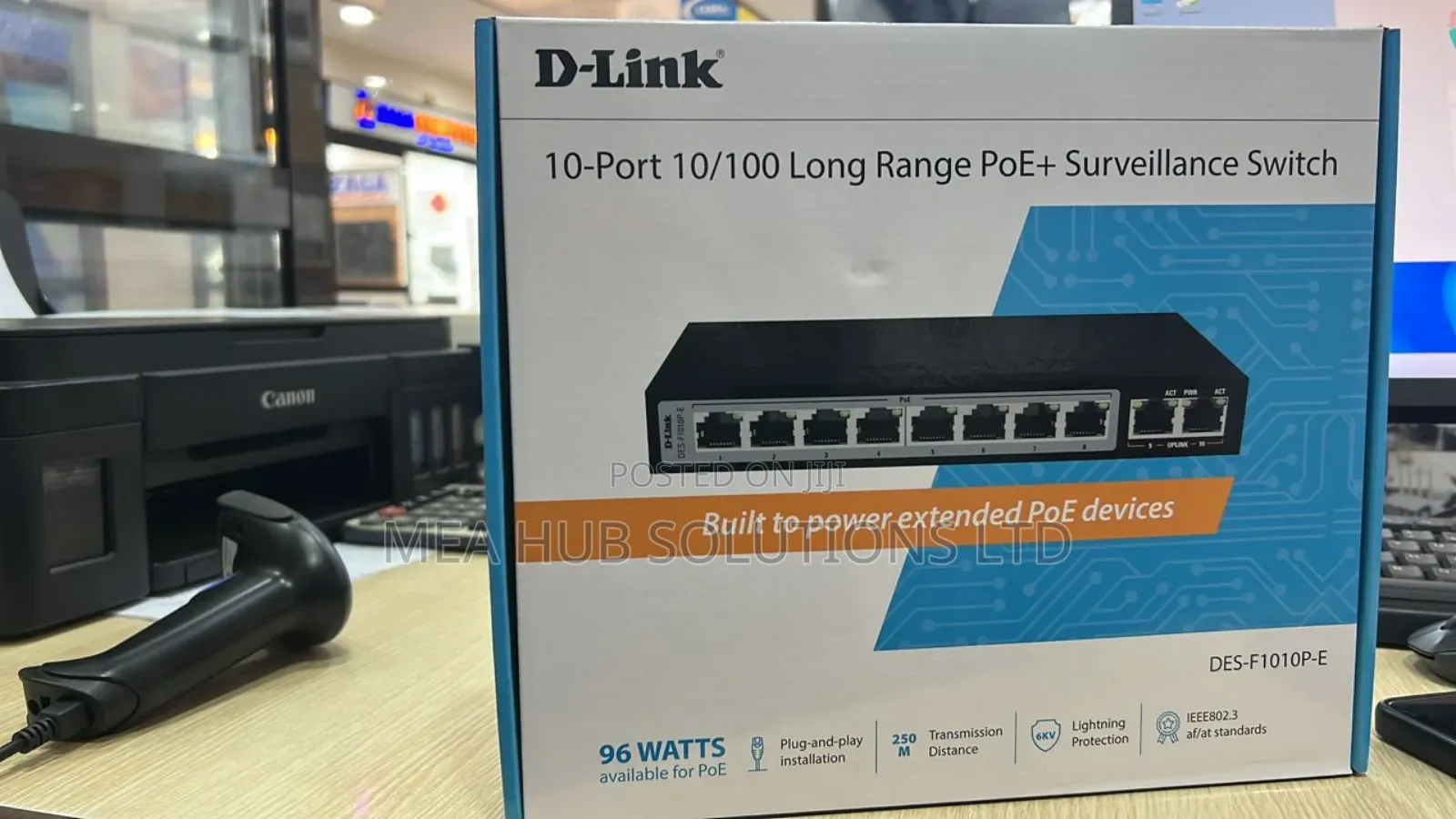 Dlink 10 Port Poe Surveillance Switch