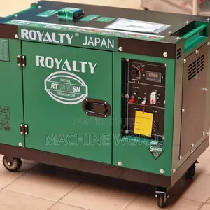 9.5kva Diesel Generator 50/60hz ROYALTY JAPAN(2CYLINDER)