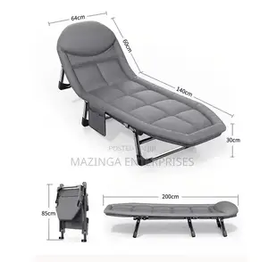 Mopaicot Foldable Camping,Poolside,Travel Chaise Lounge Bed